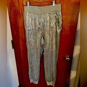 NWT Sequined Joggers